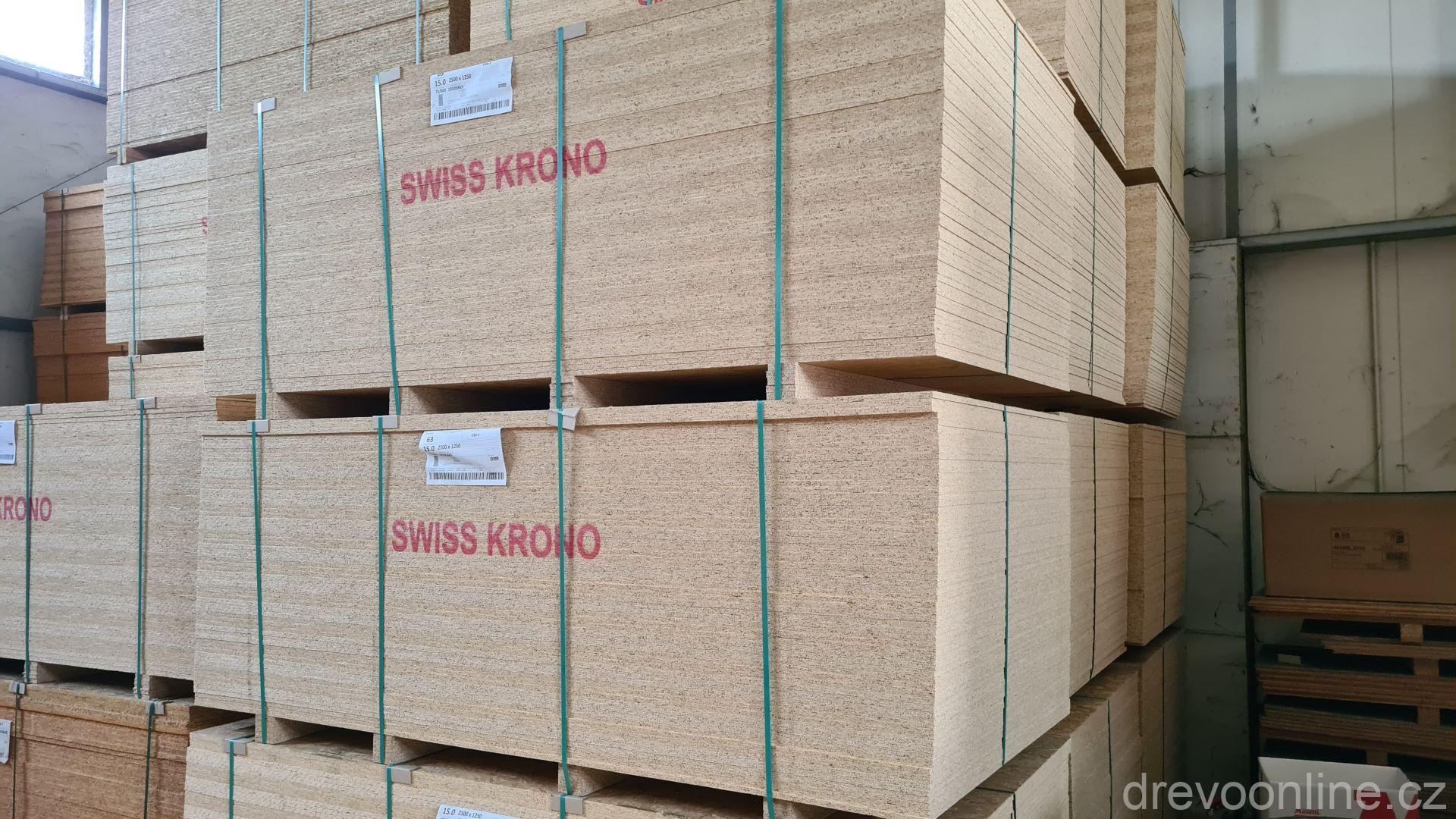 OSB 3 deska 12 mm, ostrá hrana 2500 x 1250 - CENA za m2