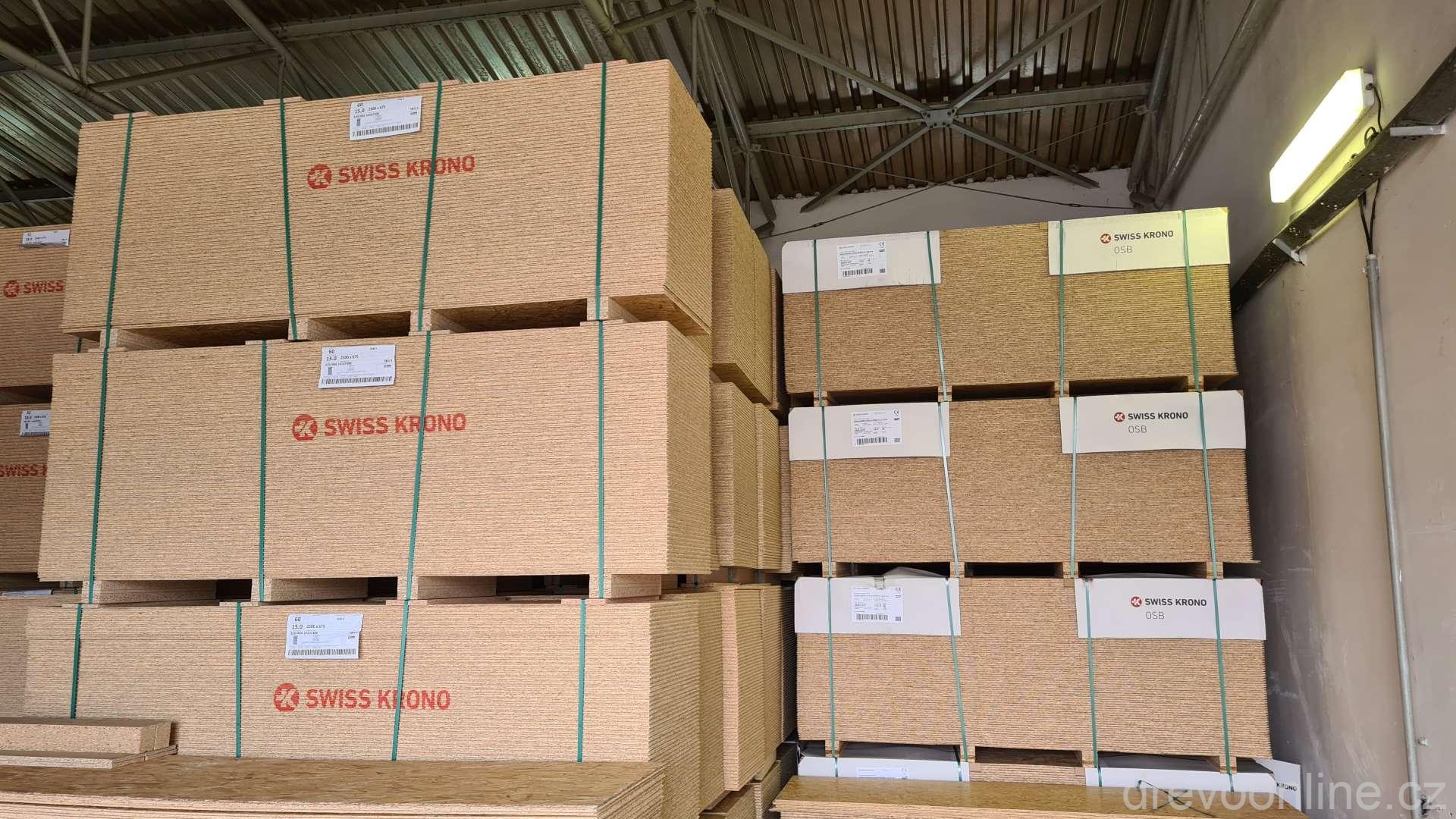 OSB 3 deska 18 mm, 4PD 2500 x 675 - CENA za m²