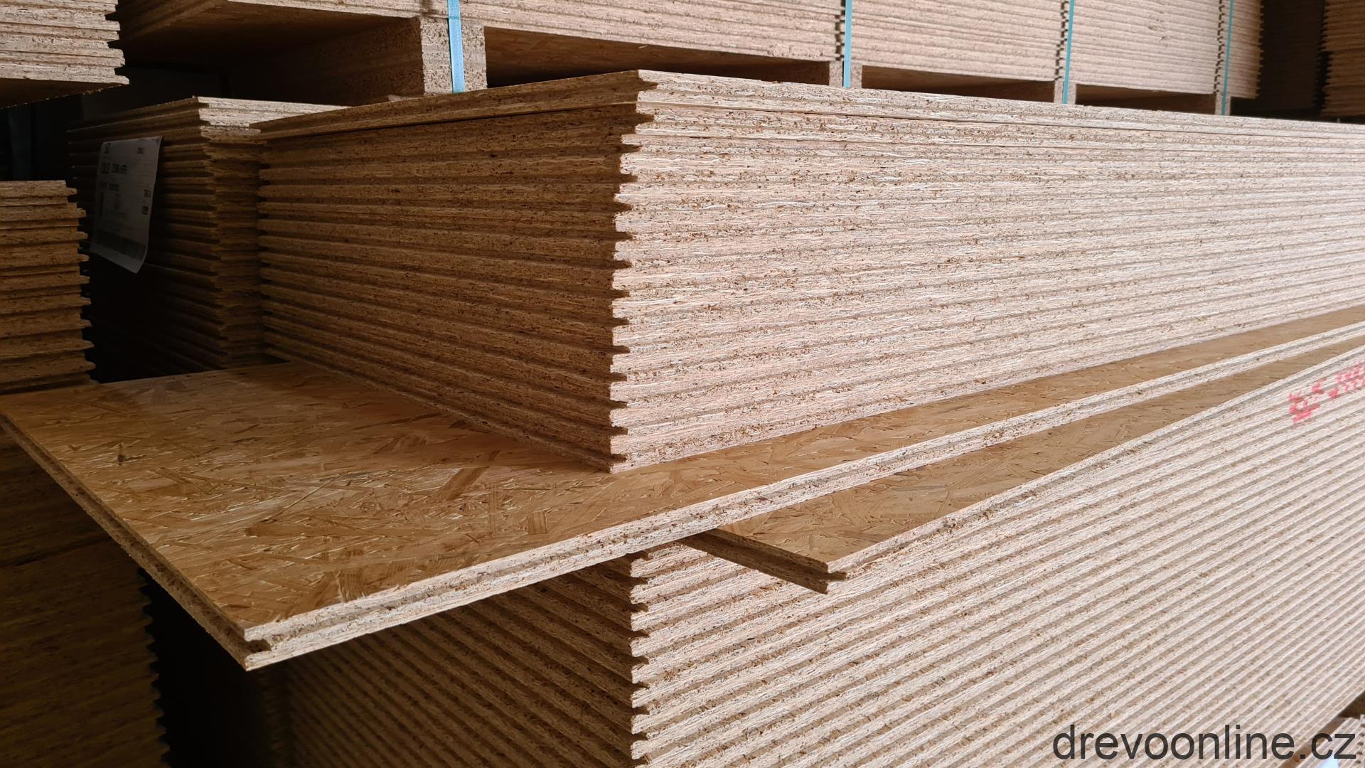 OSB 3 deska 22 mm, 4PD 2500 x 675 - CENA za m²