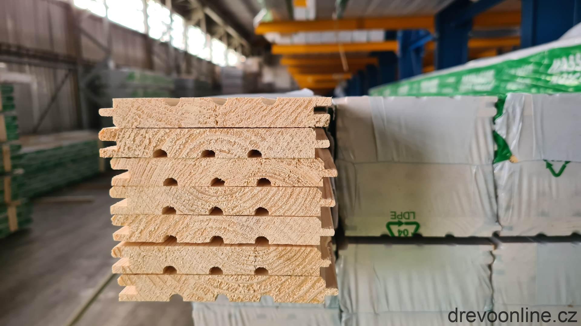 Palubka obkladová smrková klasik A/B, 15x116x4 000mm, (3,248)/bal)