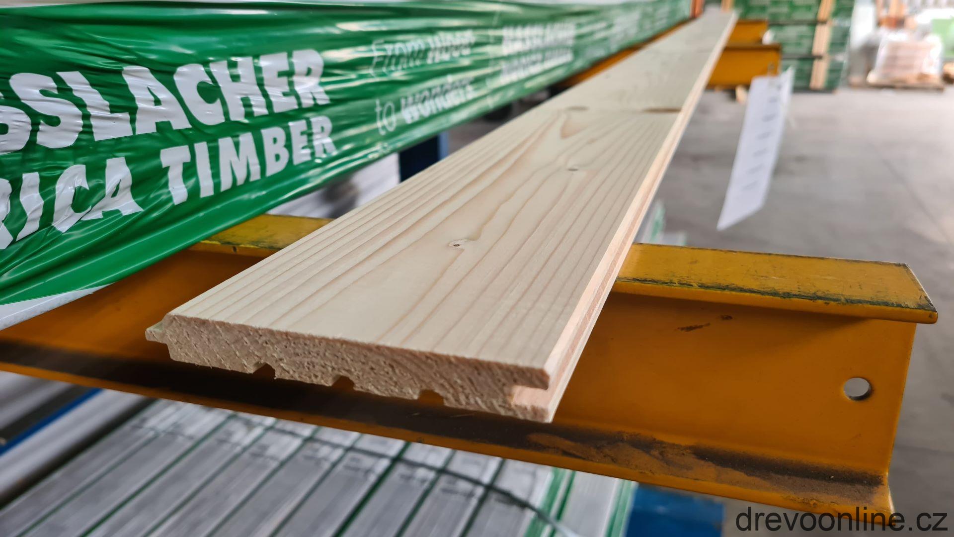 Palubka obkladová smrková klasik A/B, 15x116x4 000mm, (3,248)/bal)