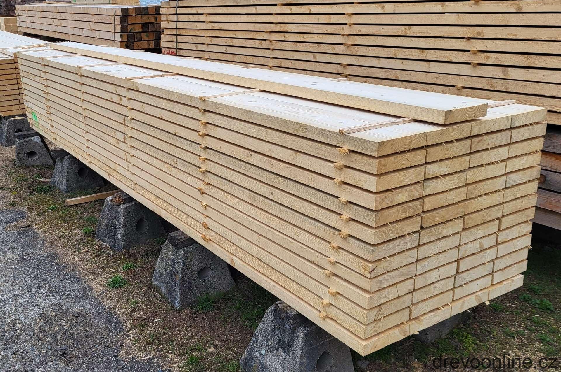 Fošna dřevěná 50 x 250 délka 3 m
