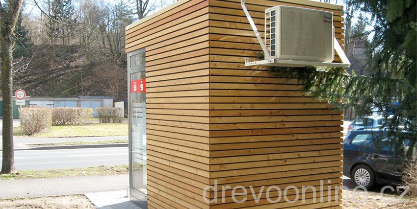 Trendliner Kontrast,  27 x 96 x 6000mm, jemně řezané, sib. modřín; cena za m2