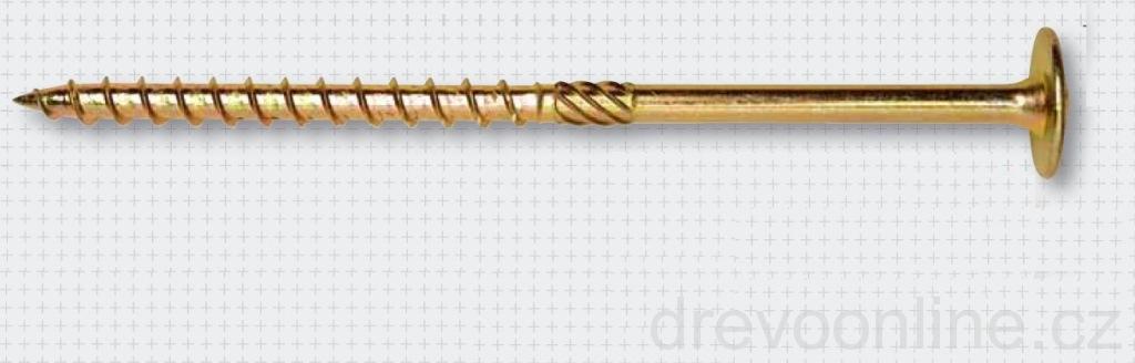 RAPI-TEC  SK 8x180mm,plochá hl. T40 žlutý