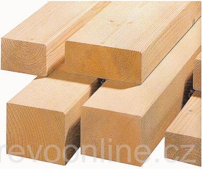 KVH Hranol dřevěný 60 x 240 délka 13 m