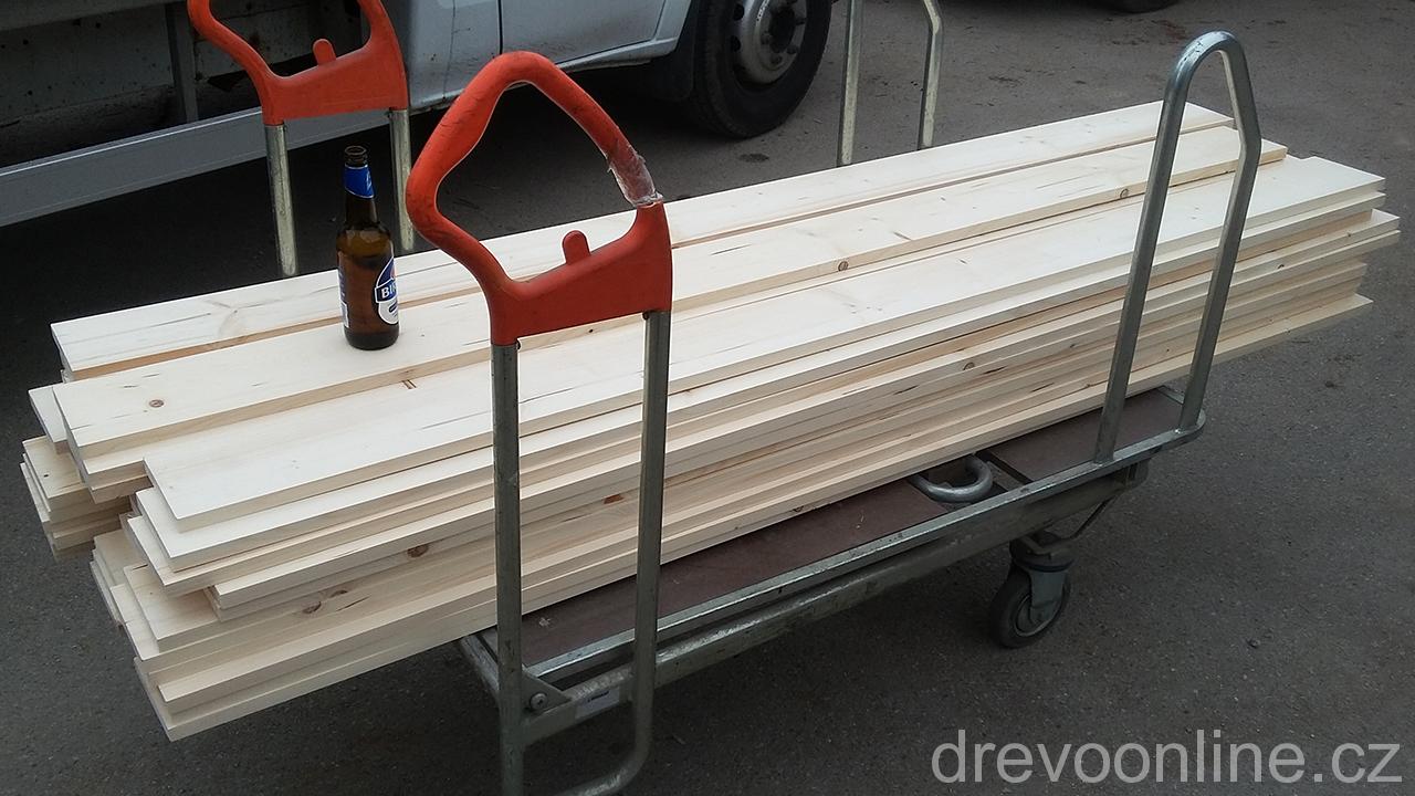 Hoblované prkno, 20 x 148 mm, délka 2 m