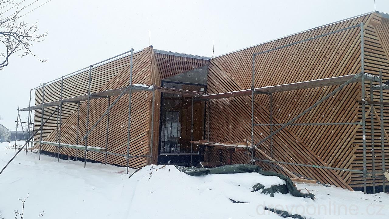 Modřínová lať 32 x 50 délka 3m cena za m2