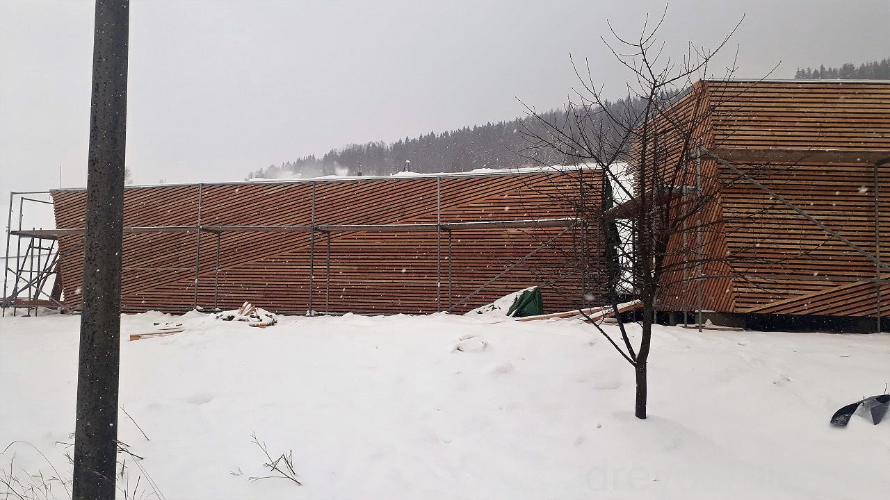 Modřínová lať 32 x 50 délka 3m cena za m2