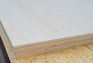 Biodeska třívrstvá lepená smrk A/B 2500x2050mm