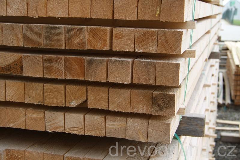 Hranol dřevěný smrkový 80 x 80 délka 4 m