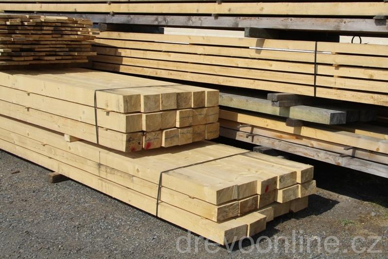 Hranol dřevěný smrkový 160 x 200 délka 2m