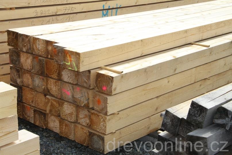 Hranol dřevěný smrkový 140 x 140 délka 4 m