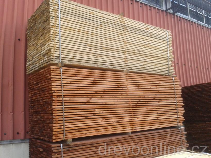 Prkna stavební smrková impregnovaná, délka 1 m - 1 m2