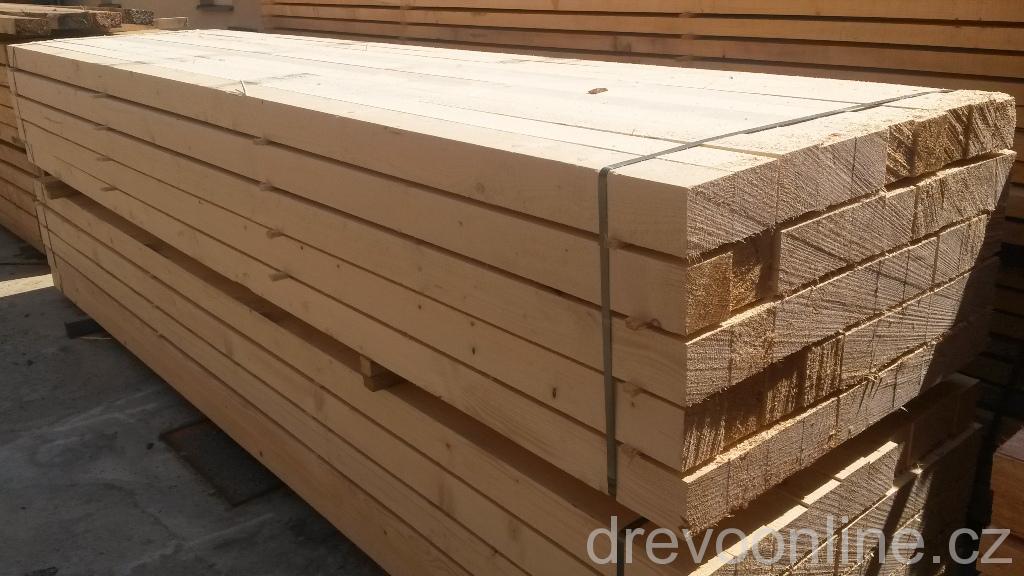 Hranol dřevěný smrkový 100 x100 délka 2m