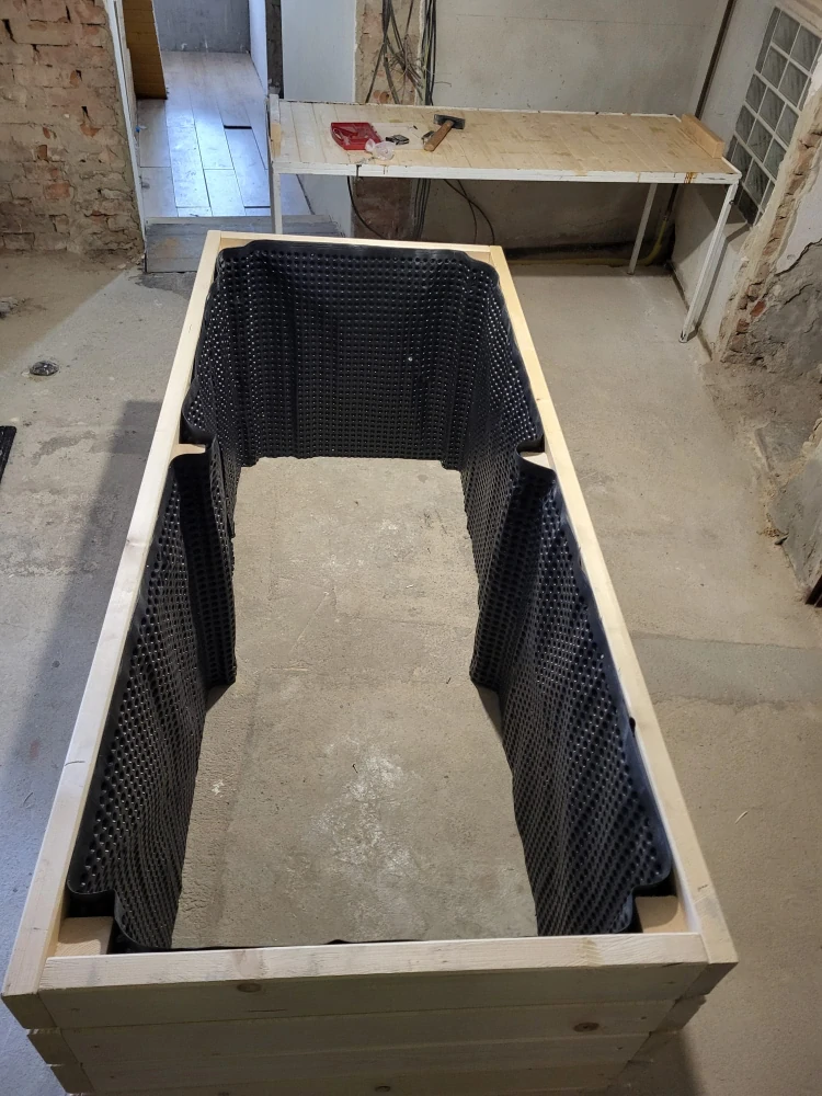 Vyvýšený záhon 210x88cm výška 77cm