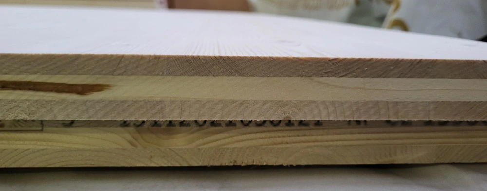Biodeska třívrstvá lepená smrk A/B 2500x2050mm