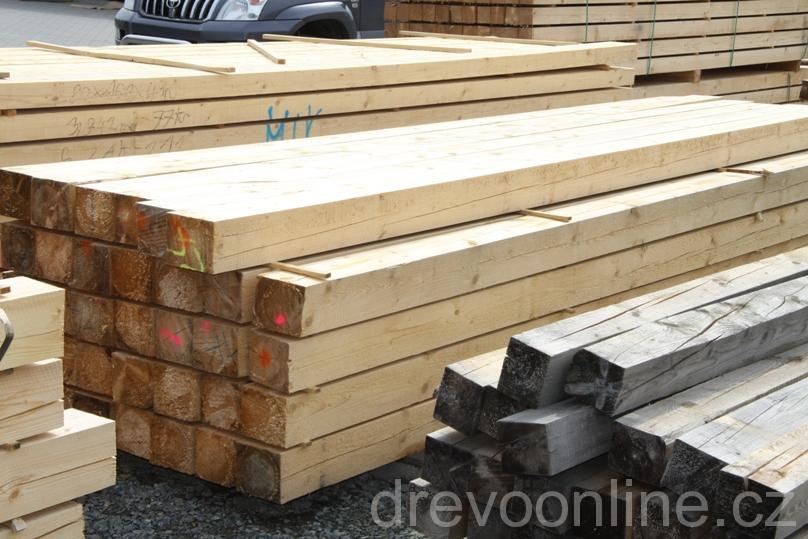 Hranol dřevěný smrkový 140 x 140 délka 4 m