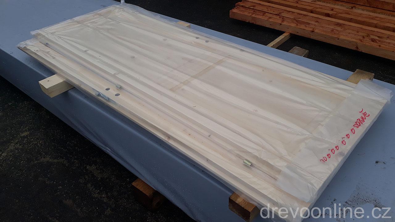 Dveře vnitřní dvoukazetové 60/197, levé - ČESKÝ KVALITNÍ VÝROBEK