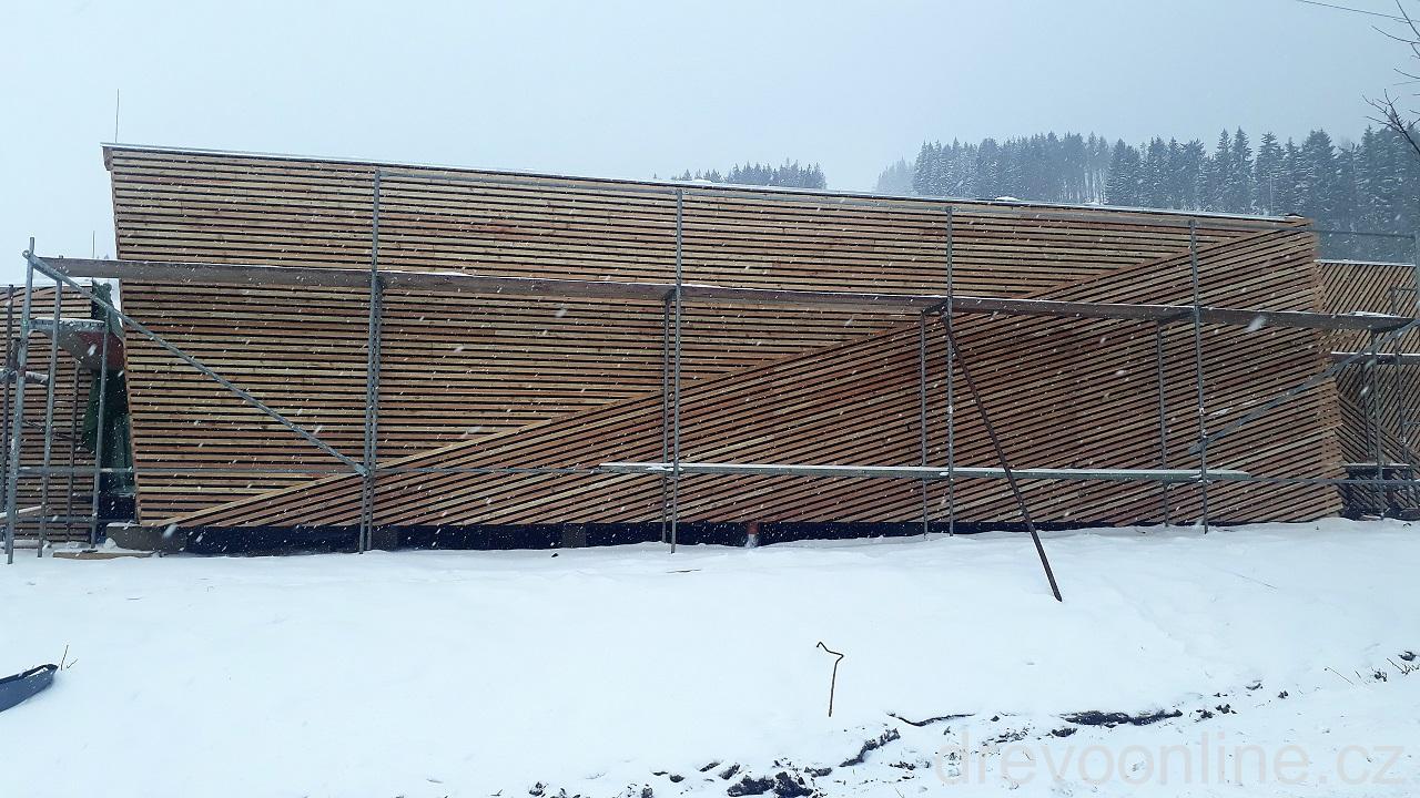 Modřínová lať 32 x 50 délka 4m cena za kus