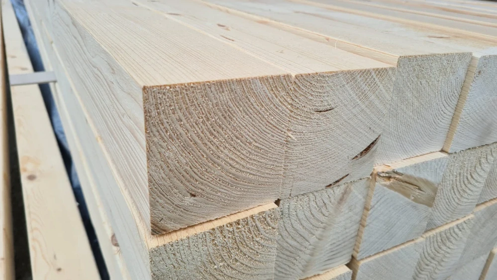 KVH Hranol dřevěný 100 x 100 délka 2m