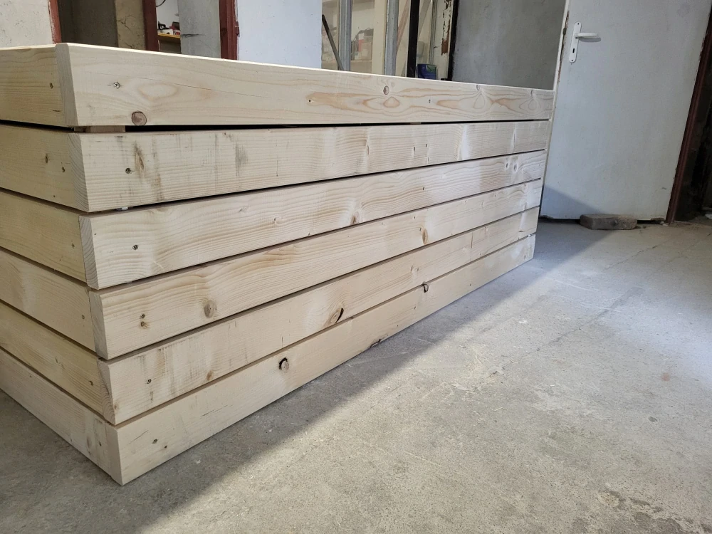 Vyvýšený záhon 210x88cm výška 77cm