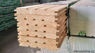 Palubka obkladová smrková klasik A/B, 15x116x5 000mm, (4,06)/bal)