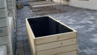 Vyvýšený záhon 210x88cm výška 77cm