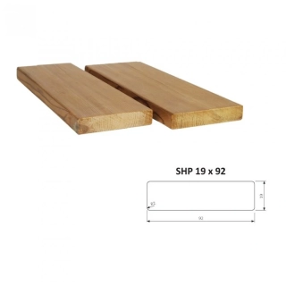 Hoblované prkno SHP 19 x 92 x 4200 mm - THERMOWOOD
