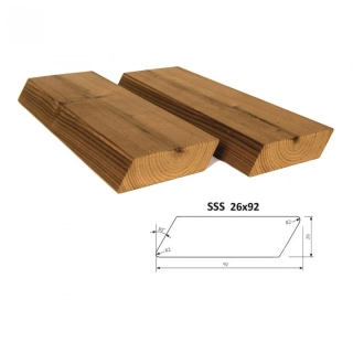 Obkladový panel SSS 26 x 68 x 4200 mm - THERMOWOOD